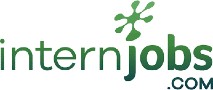 InternJobs logo that links to the InternJobs logo homepage in a new tab.